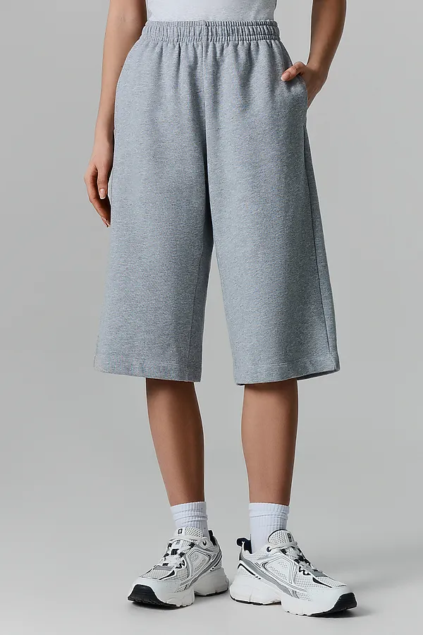 Шорты женские MARK FORMELLE, серый меланж - фото 2