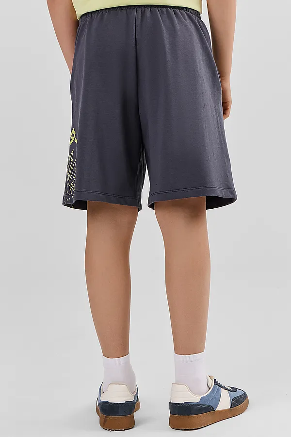 Шорты для мальчиков MARK FORMELLE, графит +печать4 - фото 2