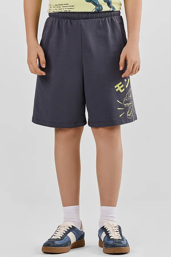 Шорты для мальчиков MARK FORMELLE, графит +печать4 - фото 2