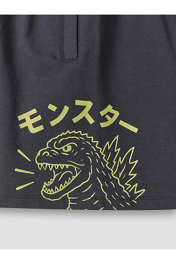 Шорты для мальчиков MARK FORMELLE, графит +печать4 - фото 2