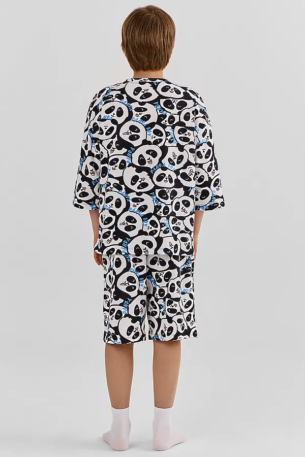 Комплект для мальчиков (джемпер, шорты) MARK FORMELLE, большие панды - фото 2