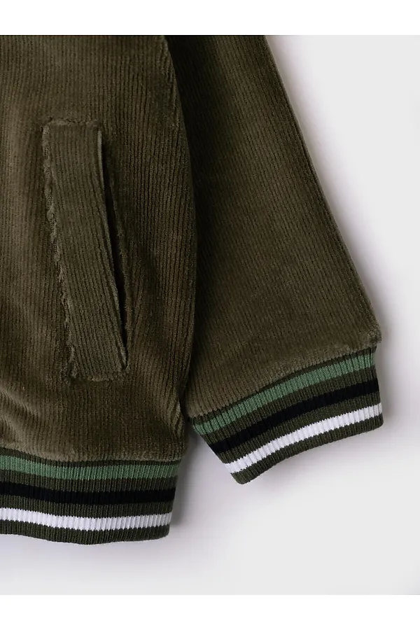 Толстовка детская трикотажная для мальчиков PLAYTODAY, темно-зеленый - фото 2