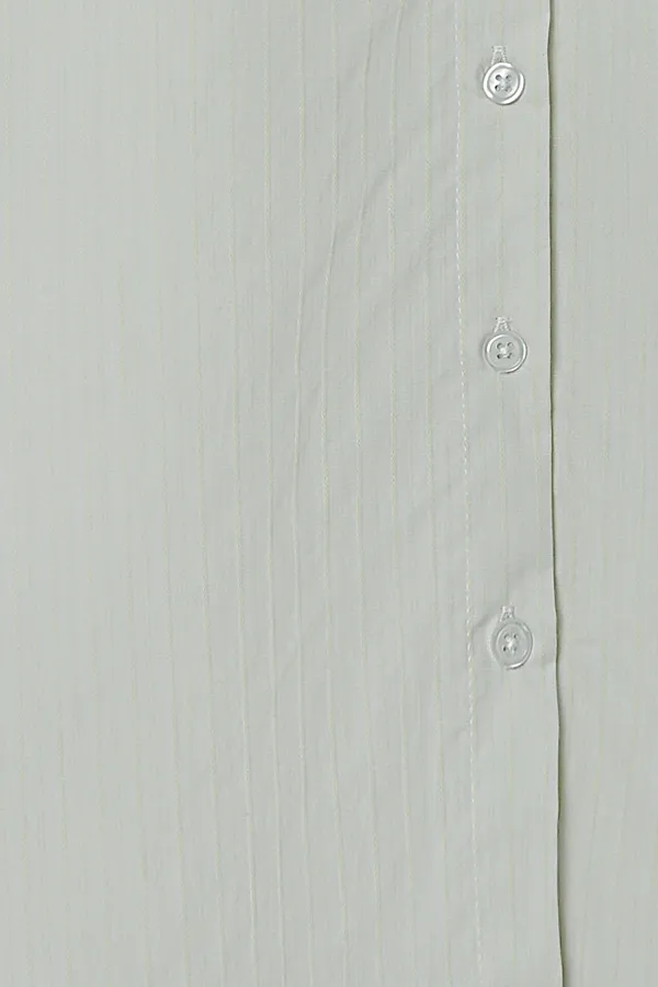 Рубашка женская MARK FORMELLE, полоска на морозной мяте - фото 2