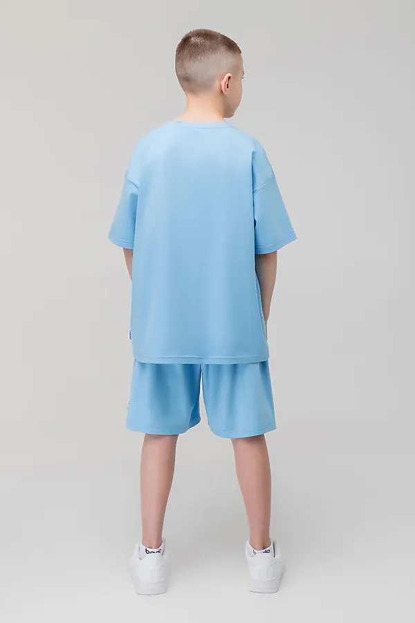 Костюм (Футболка+Шорты) BODO, голубой - фото 2