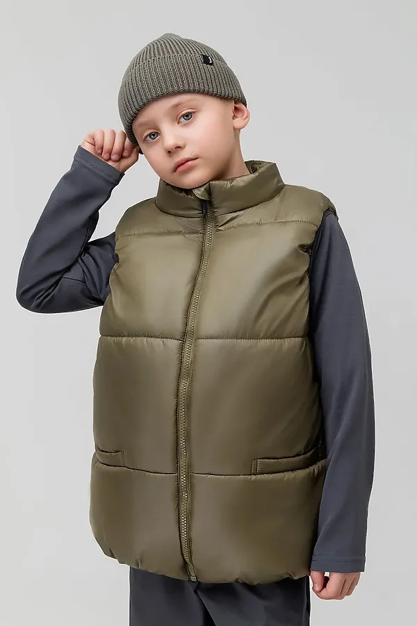 Жилет BODO, темный хаки - фото 2