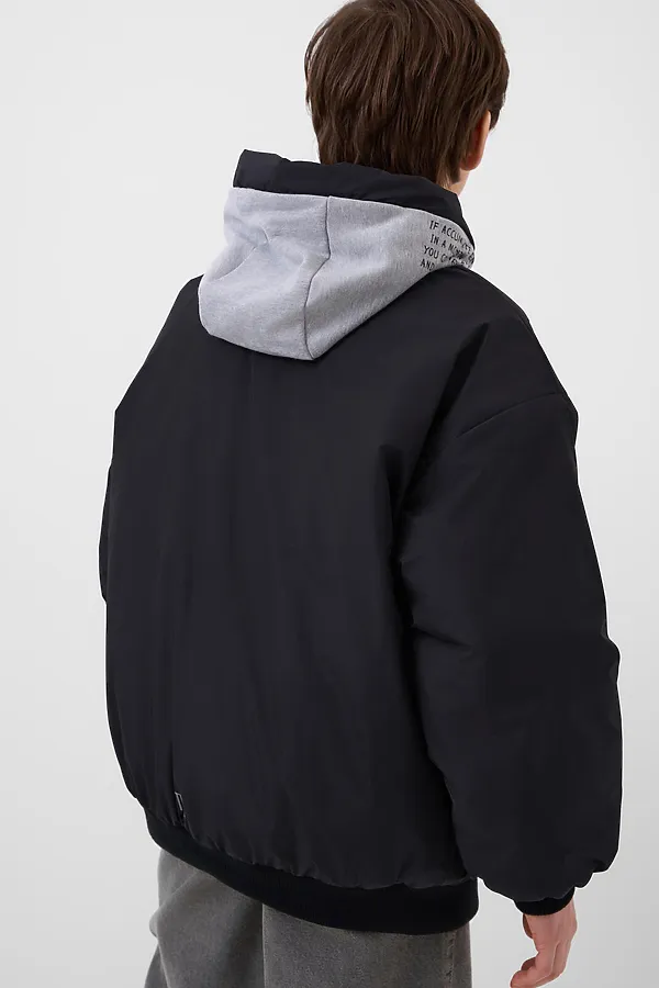 Куртка текстильная с полиуретановым покрытием для мальчиков PLAYTODAY, черный,серый - фото 2