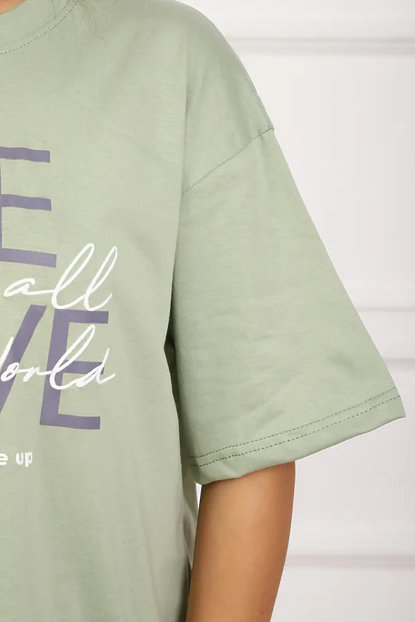 Костюм с шортами 20524 НАТАЛИ, оливковый - фото 2