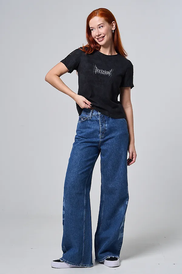 Футболка 7502 НАТАЛИ, черный винтаж+крылья - фото 2