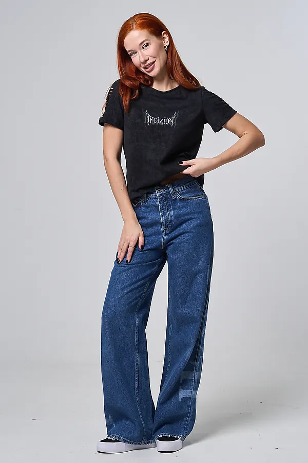 Футболка 7502 НАТАЛИ, черный винтаж+крылья - фото 2