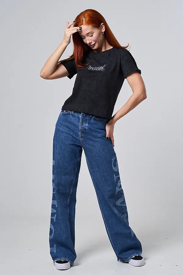 Футболка 7502 НАТАЛИ, черный винтаж+крылья - фото 2