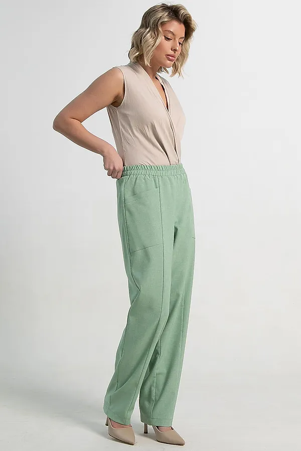 Брюки Кения LADY TAIGA, фисташка - фото 2