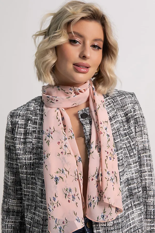 Шарф Глянец LADY TAIGA, персиковый - фото 2