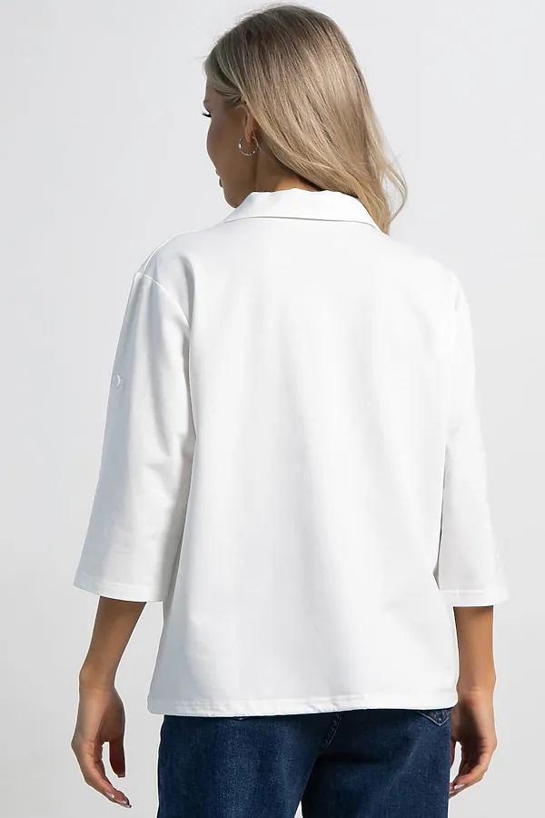 Блуза Экзотика LADY TAIGA, белая - фото 2