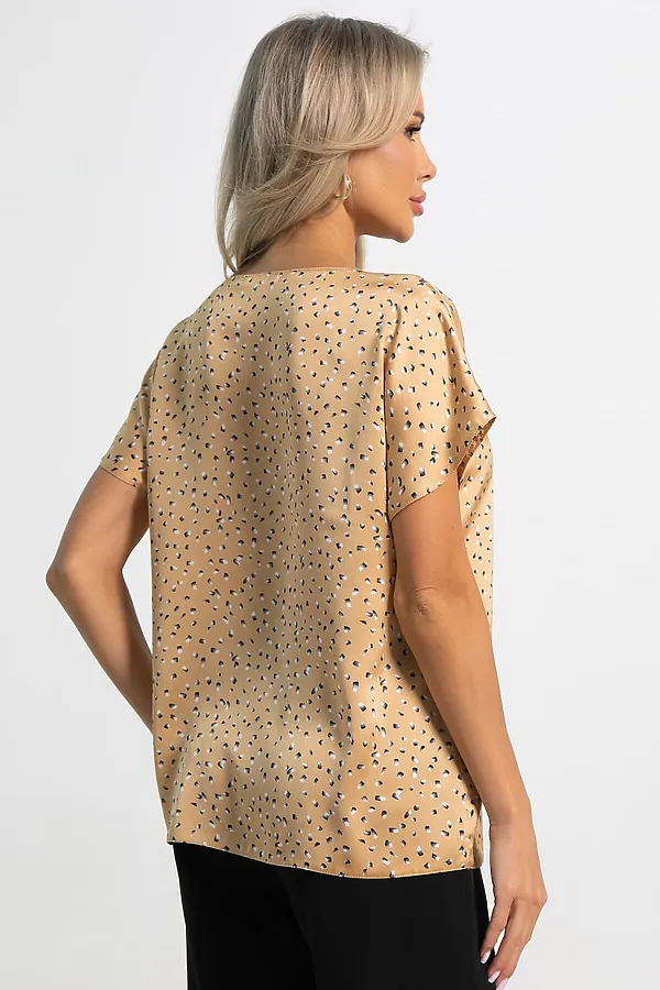 Блуза Верный выбор LADY TAIGA, бежевая - фото 2