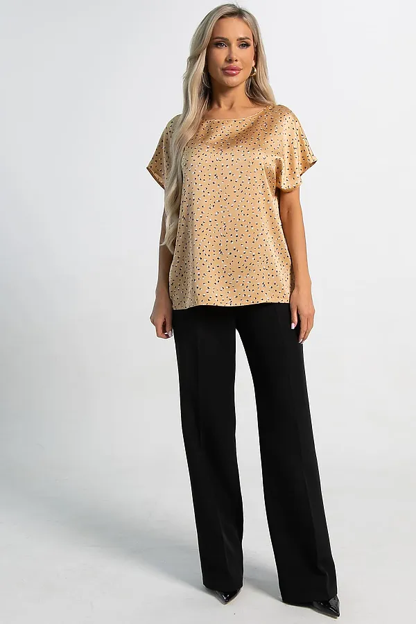 Блуза Верный выбор LADY TAIGA, бежевая - фото 2