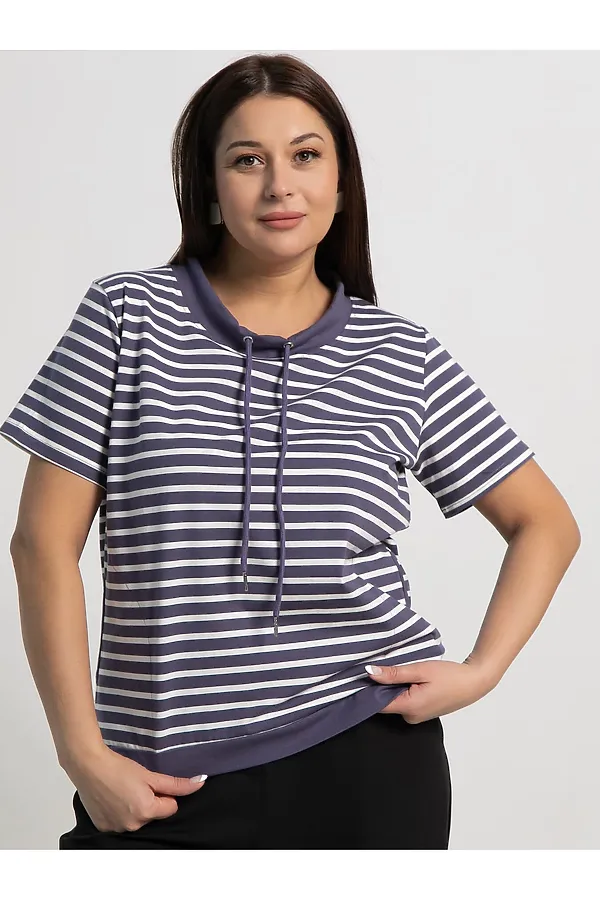 Блуза Лила LADY TAIGA, фиолетовая - фото 2