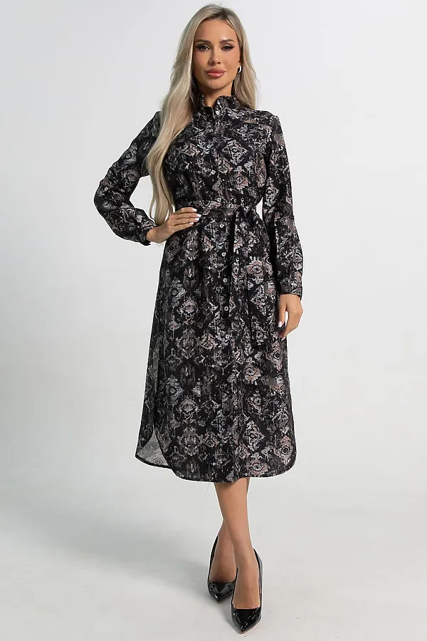 Платье-рубашка Долли LADY TAIGA, разноцветное - фото 2