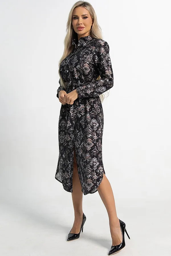 Платье-рубашка Долли LADY TAIGA, разноцветное - фото 2