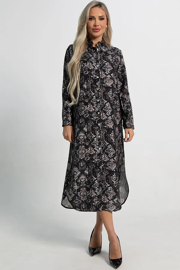 Платье-рубашка Долли LADY TAIGA, разноцветное - фото 2