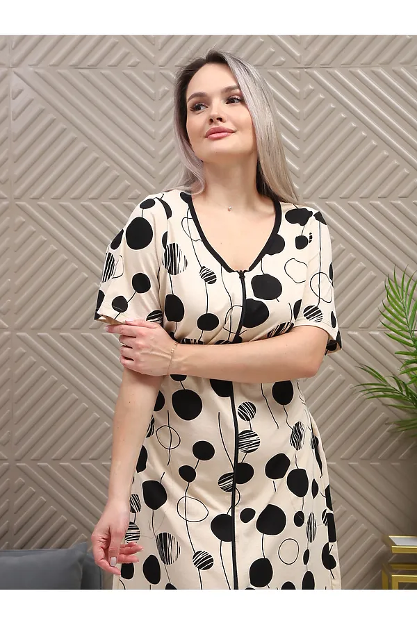 Халат 5003 НАТАЛИ, белый - фото 2