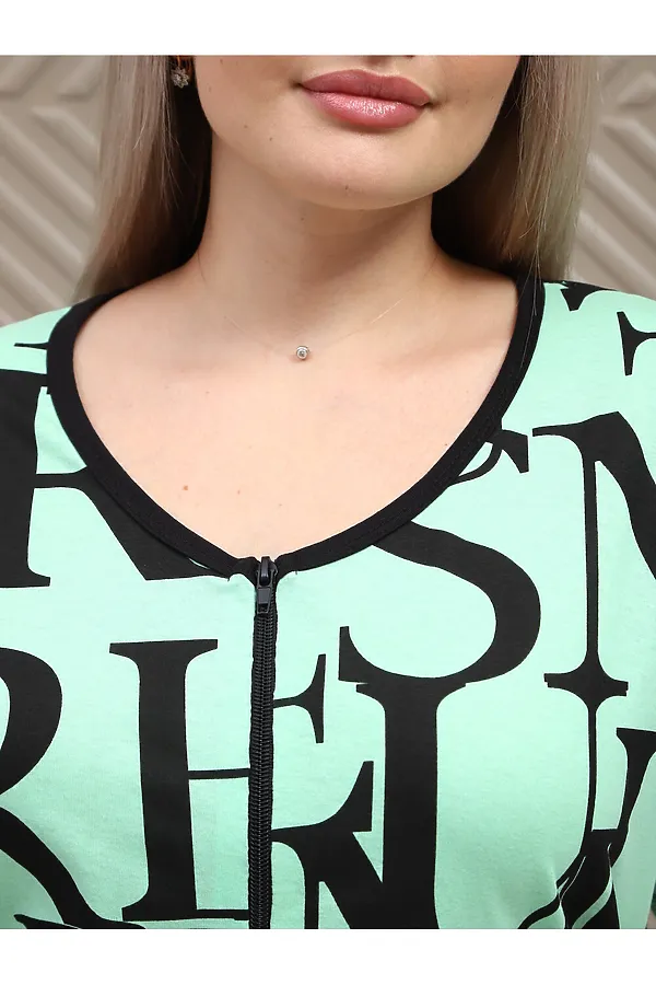 Халат 5003 НАТАЛИ, ментоловый - фото 2