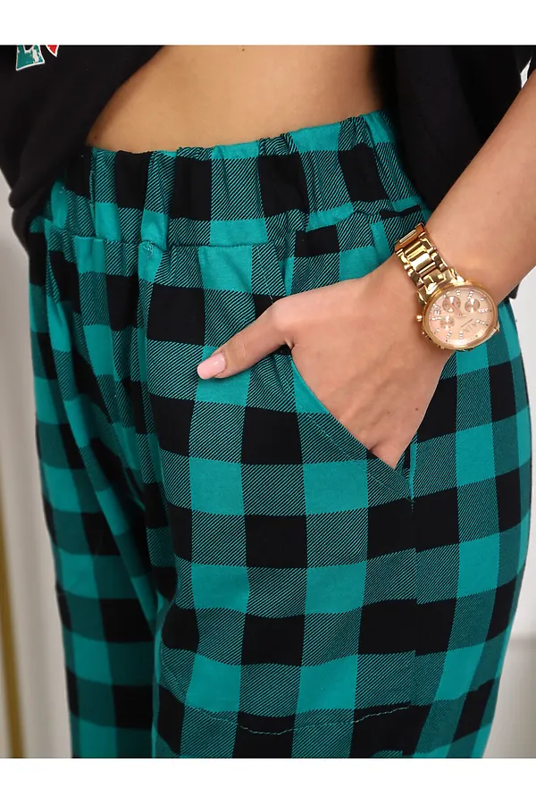 Пижама с брюками 5002 НАТАЛИ, зеленый - фото 2