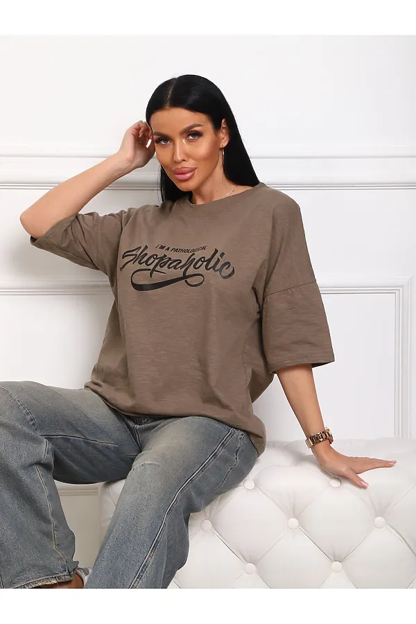 Футболка 5001 НАТАЛИ, коричневый - фото 2