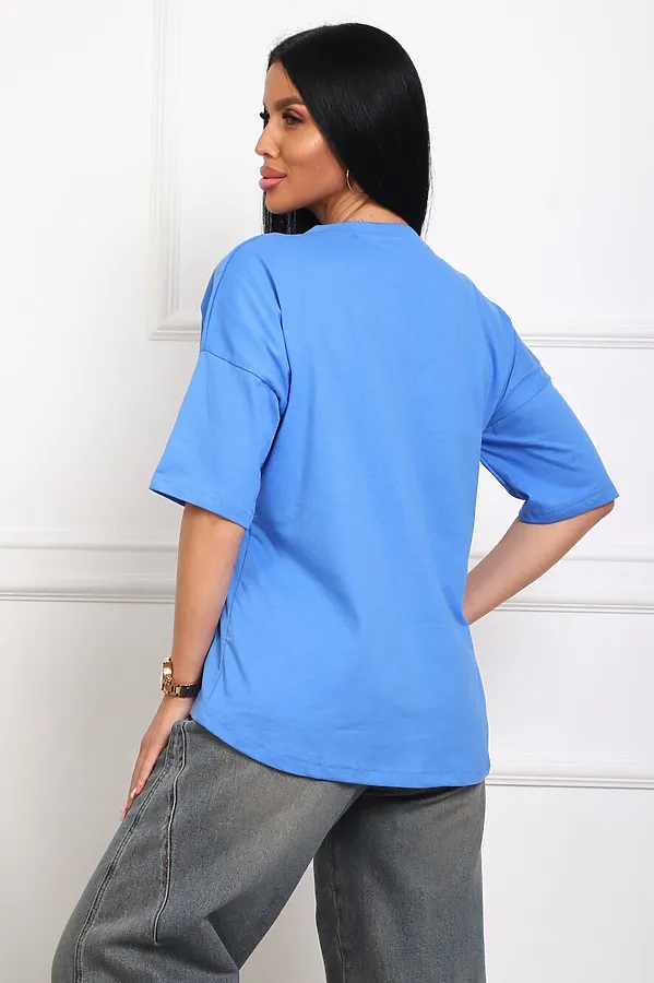 Футболка 5001 НАТАЛИ, голубой - фото 2