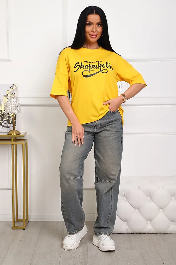 Футболка 5001 НАТАЛИ, желтый - фото 2