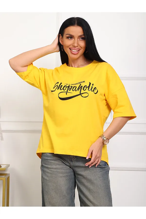Футболка 5001 НАТАЛИ, желтый - фото 2