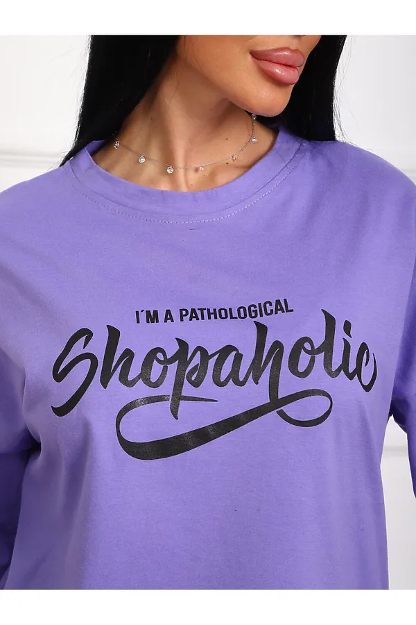 Футболка 5001 НАТАЛИ, сирень - фото 2