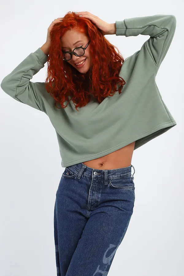 Толстовка 85559 НАТАЛИ, оливковый - фото 2