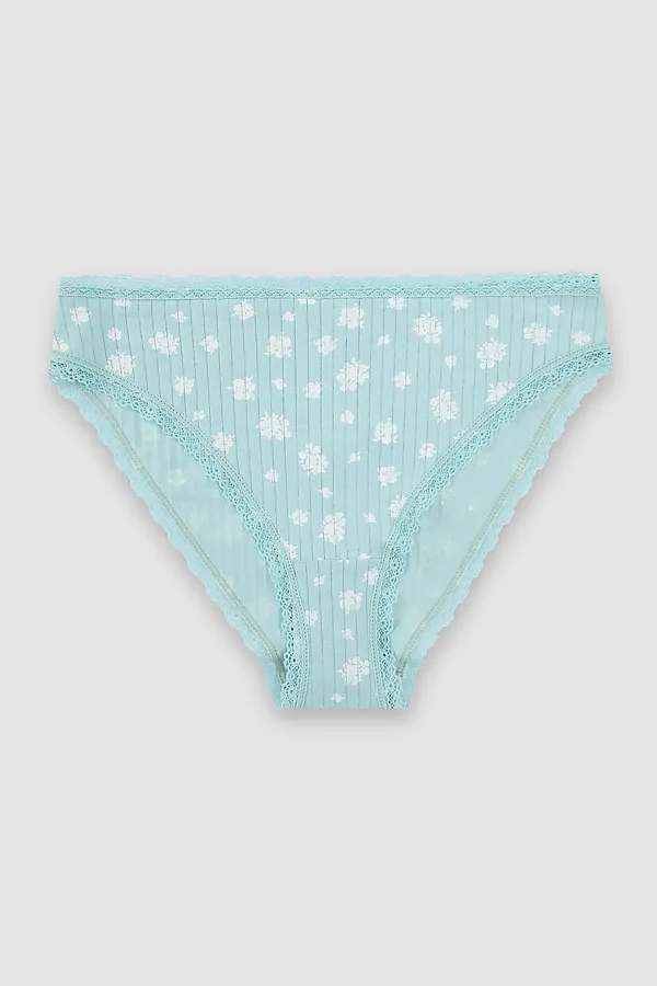 Трусы женские MARK FORMELLE, цветы на мятном - фото 2