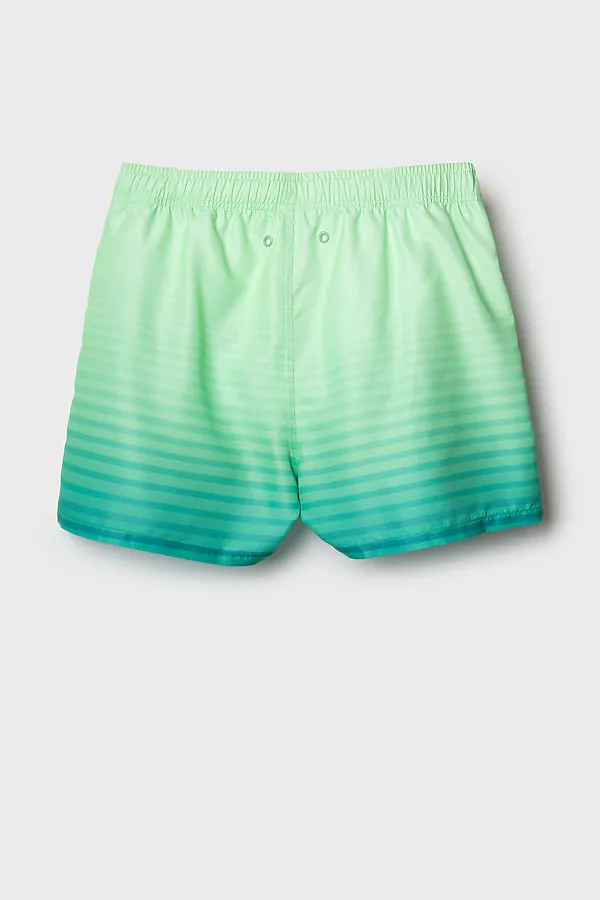 Шорты текстильные плавательные для мужчин, длинные PLAYTODAY, белый,светло-зеленый - фото 2