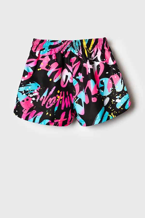 Шорты текстильные плавательные для девочек PLAYTODAY, разноцветный - фото 2