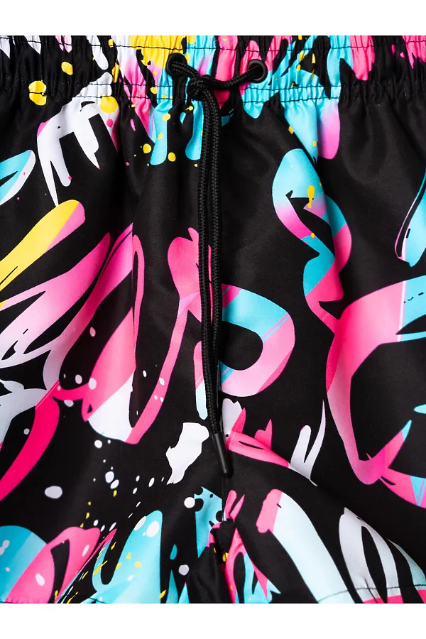 Шорты текстильные плавательные для девочек PLAYTODAY, разноцветный - фото 2