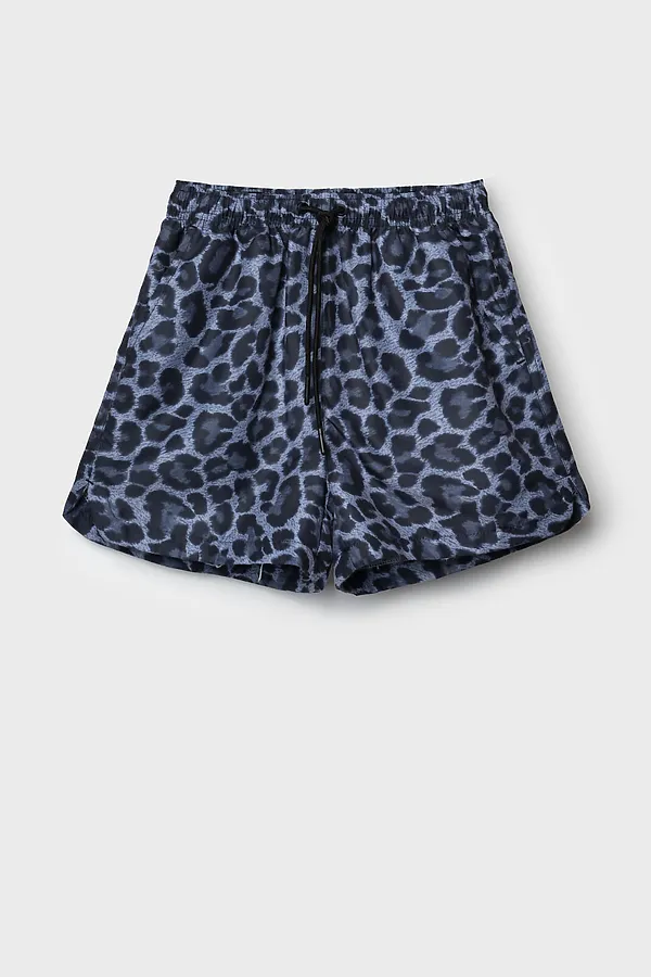 Шорты текстильные плавательные для девочек PLAYTODAY, черный,серый - фото 2