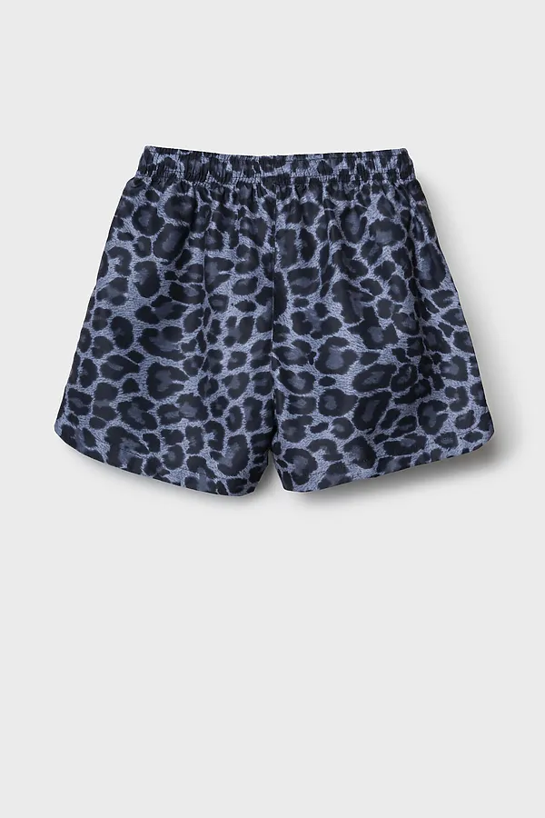 Шорты текстильные плавательные для девочек PLAYTODAY, черный,серый - фото 2