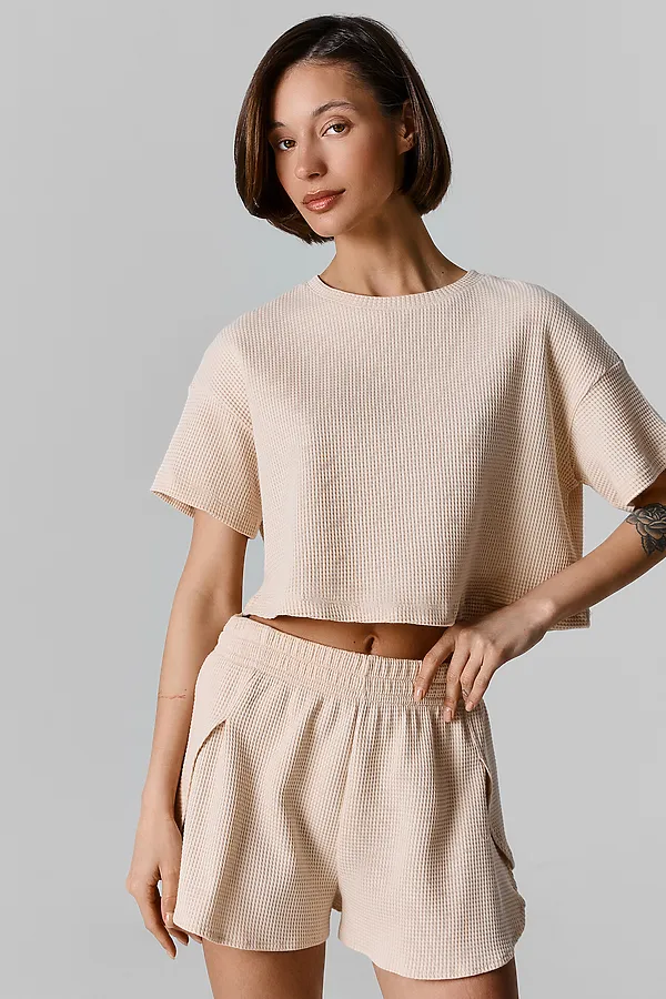 Комплект женский (джемпер, шорты) MARK FORMELLE, пудровый - фото 2