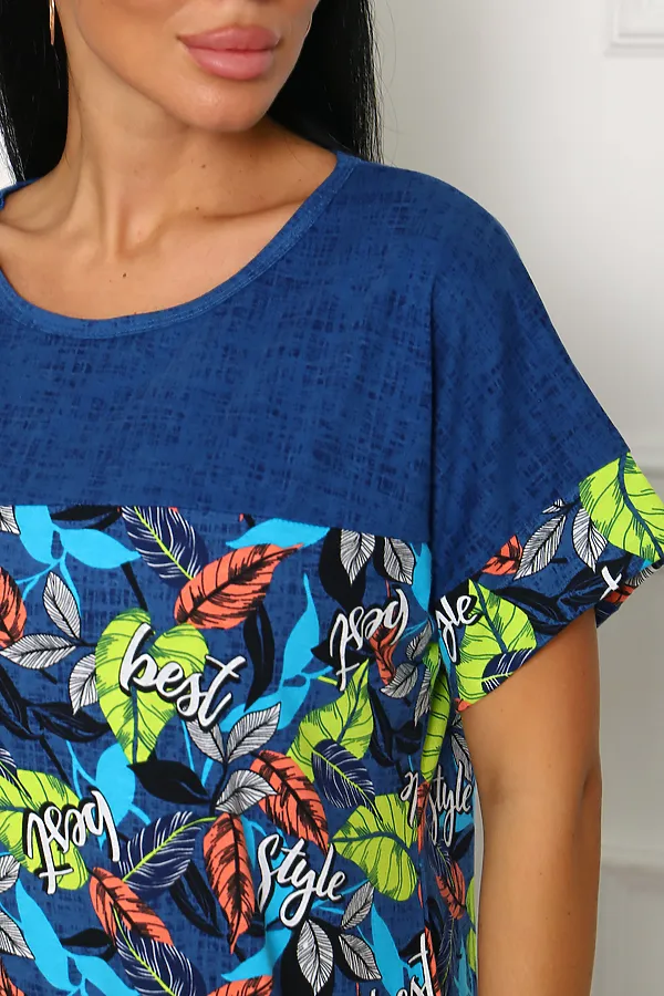 Туника Роксана НАТАЛИ, листья - фото 2