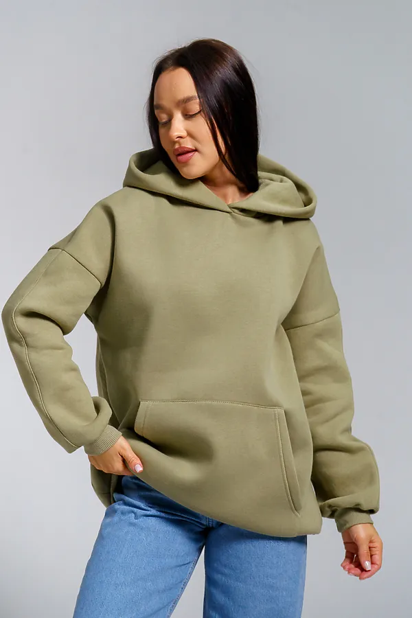Толстовка Перфект НАТАЛИ, олива - фото 2