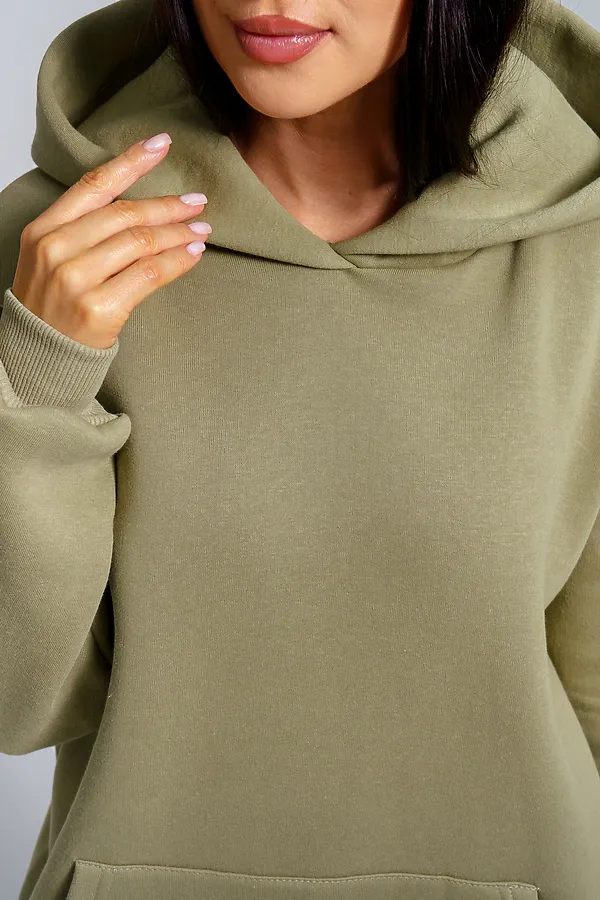 Толстовка Перфект НАТАЛИ, олива - фото 2