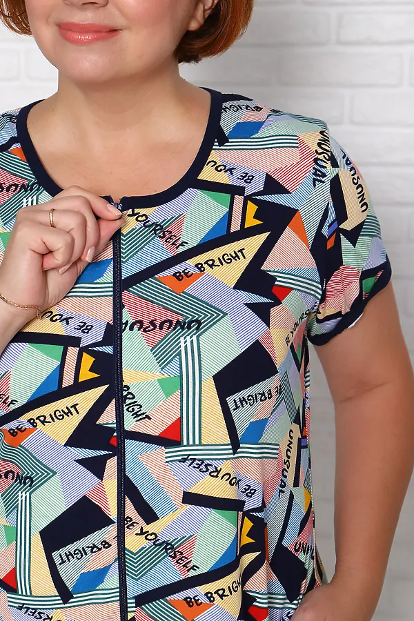 Халат Мозаика НАТАЛИ, оранжевый - фото 2