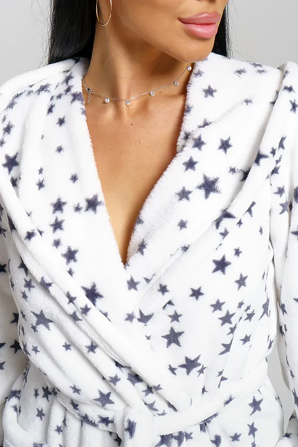Халат Звездопад НАТАЛИ, белый - фото 2