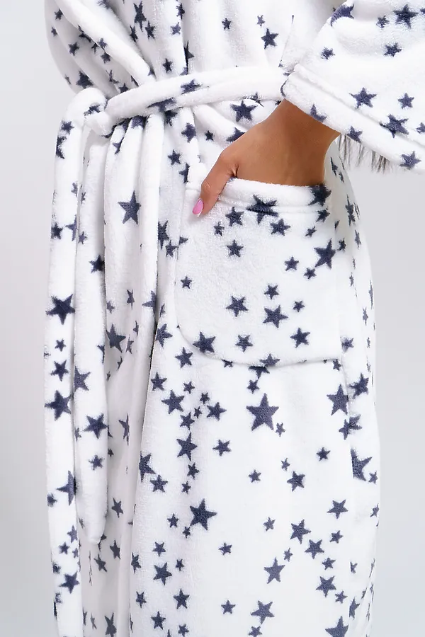 Халат Звездопад НАТАЛИ, белый - фото 2