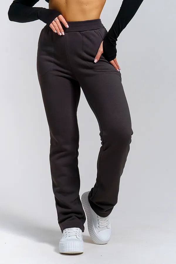 Брюки Зара НАТАЛИ, фумэ - фото 2