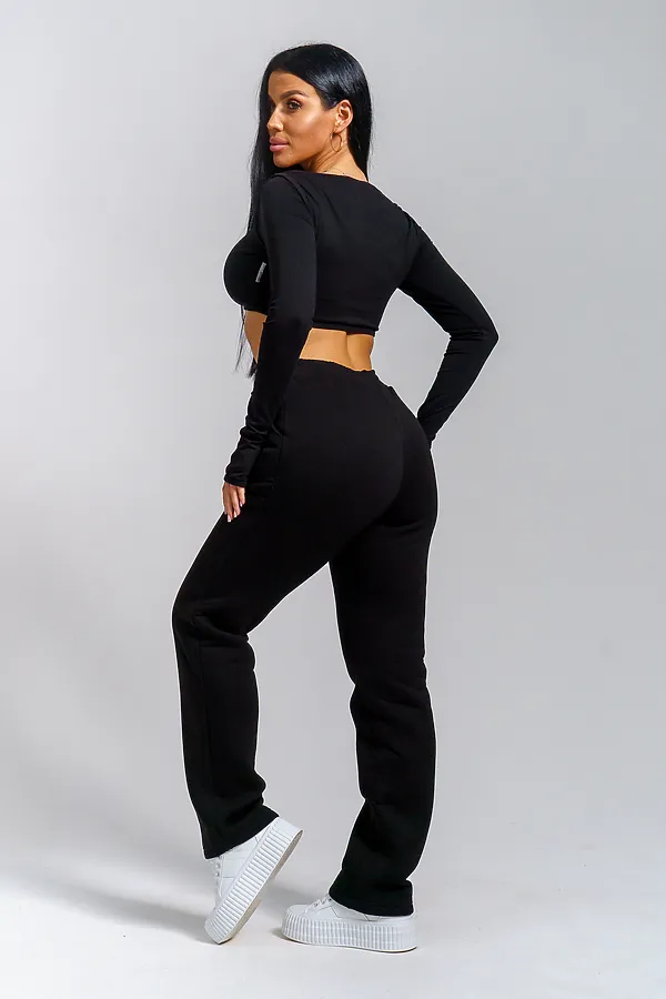 Брюки Зара НАТАЛИ, черный - фото 2