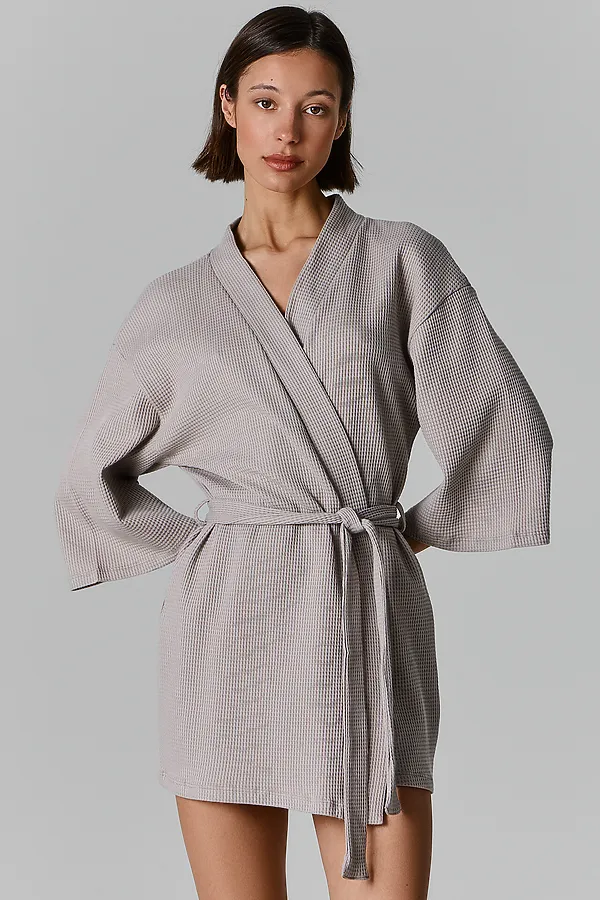 Халат женский MARK FORMELLE, серый - фото 2