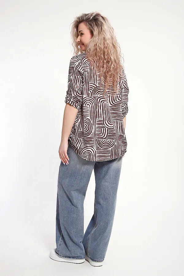 Рубашка 37010 НАТАЛИ, бежевый - фото 2