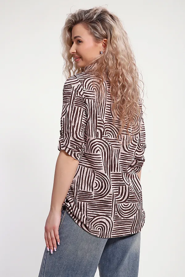 Рубашка 37010 НАТАЛИ, бежевый - фото 2